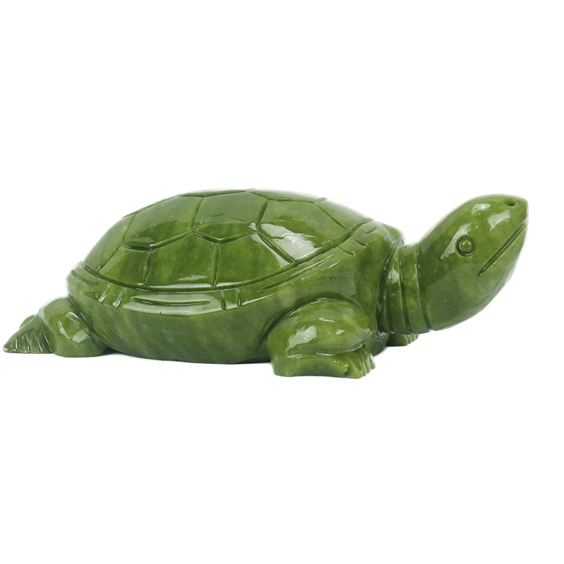 Aquarium Fish Gallery - Jade naturel/ Sculpture de tortue/décoration de