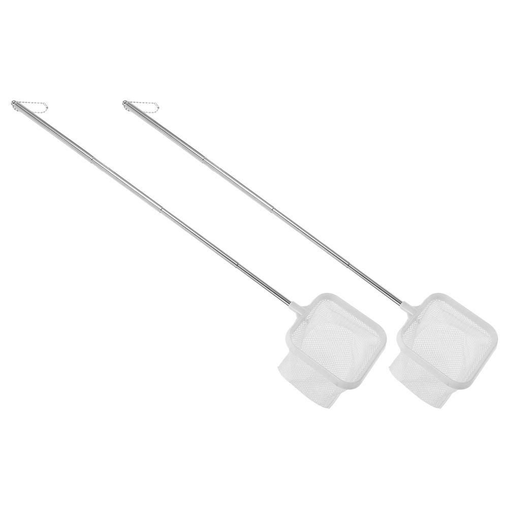 Aquarium Fish Betta - Lot de 2 épuisettes en acier