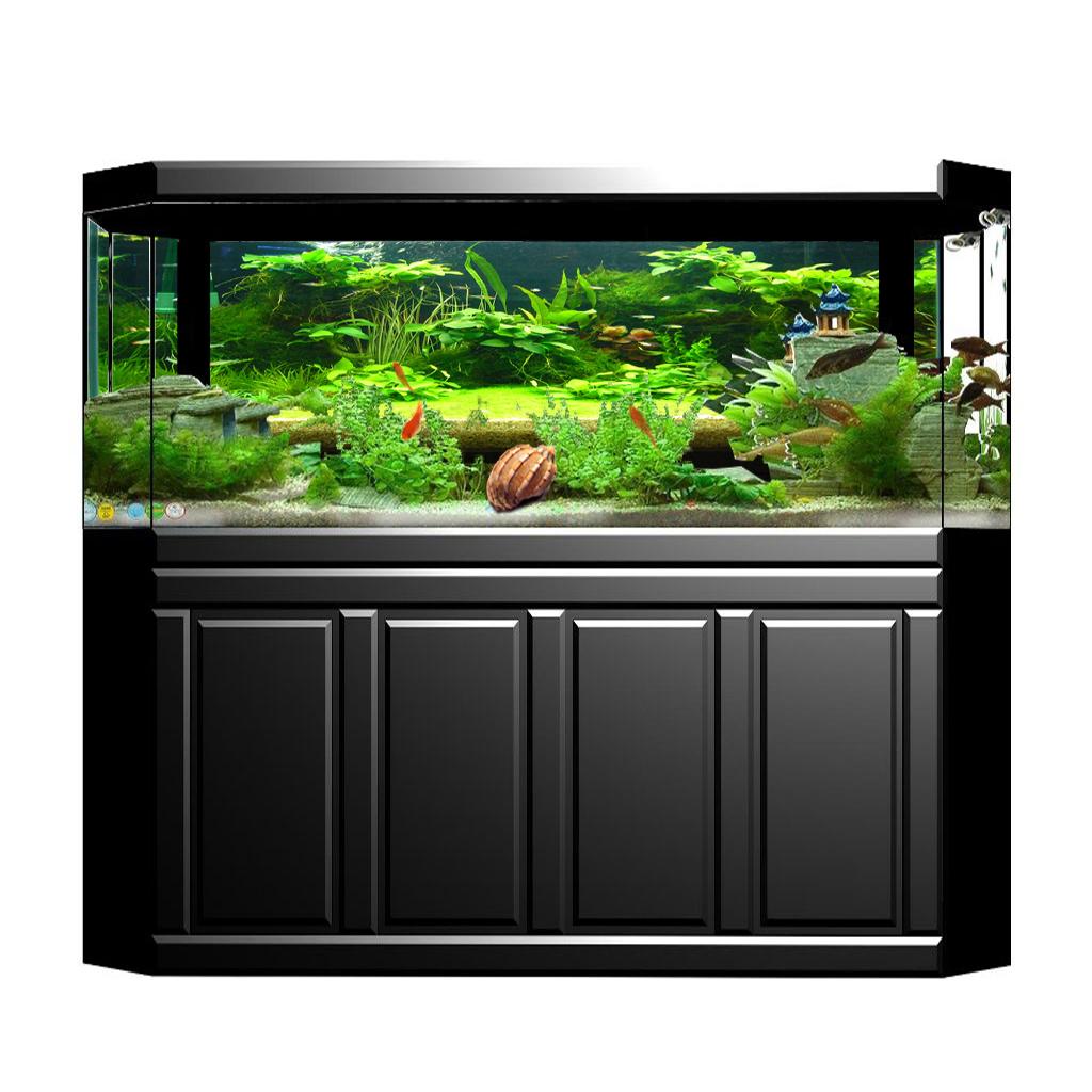 Fish In Aquarium Picture - Autocollant de fond 3D pour aquarium,