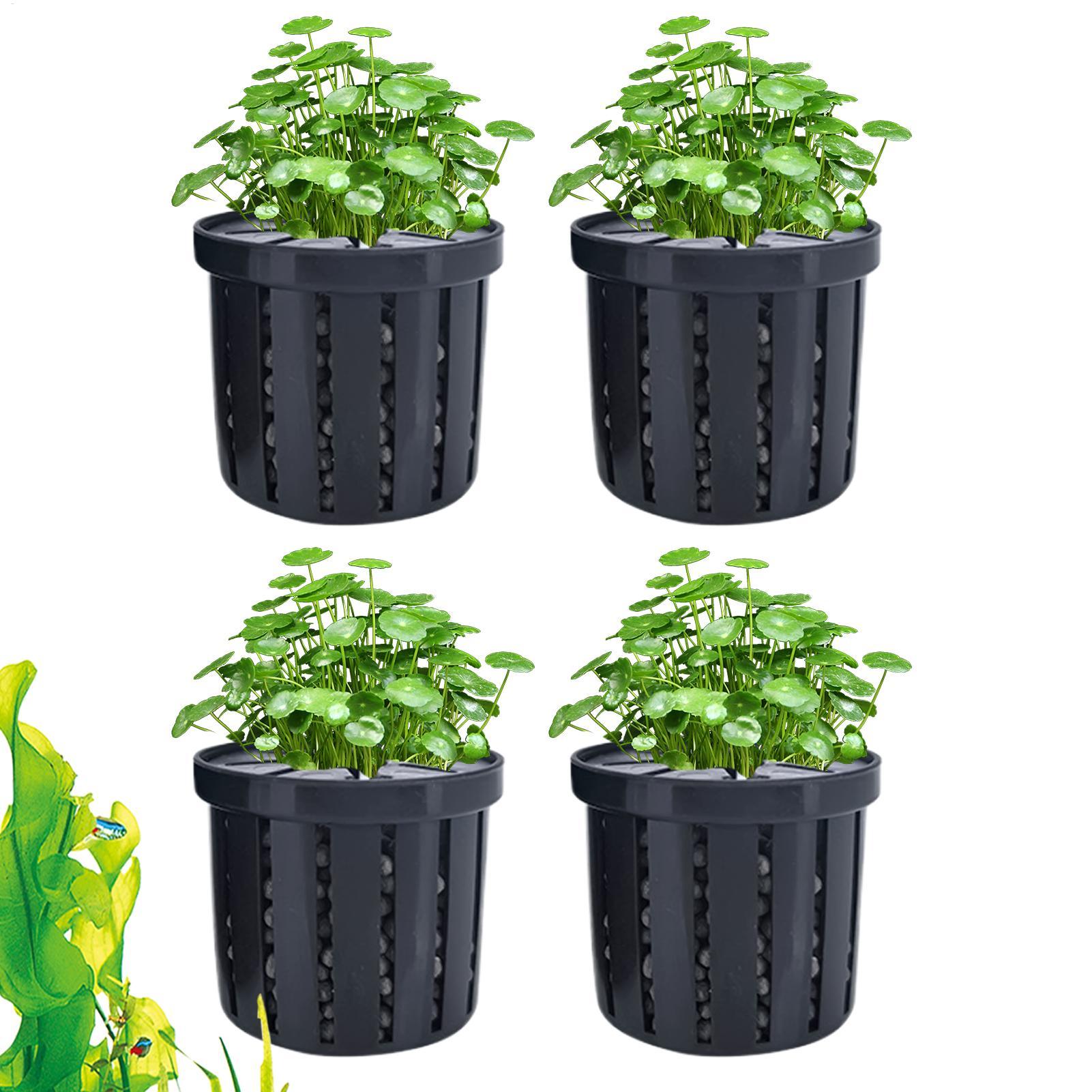 Aquarium Fish Pot - Pot de plantation pour aquarium, 4