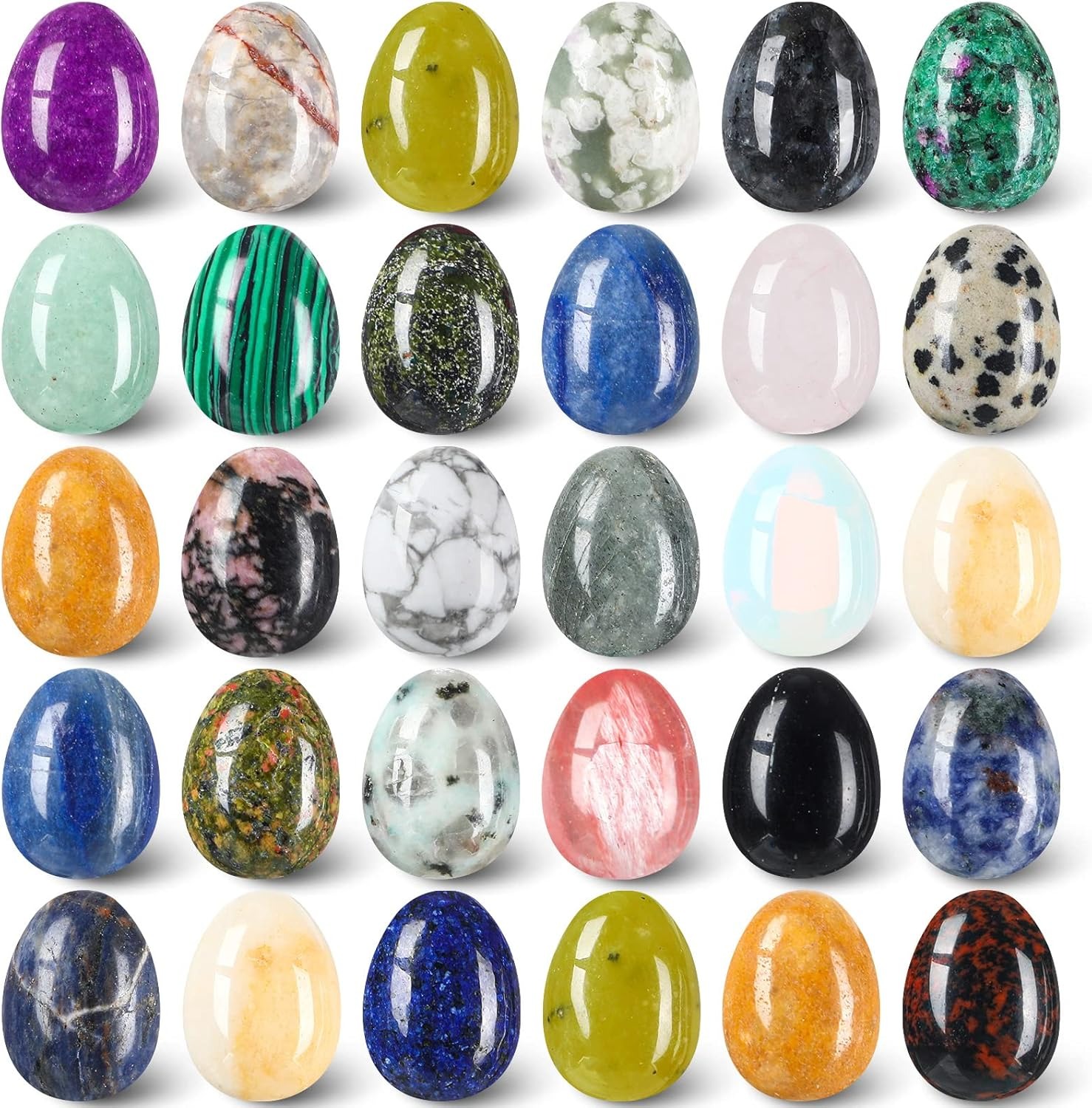 Aquarium Fish Pot - 8 perles en cristal naturel, parfaites