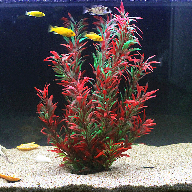 Aquarium Fish Fishing - Plantes artificielles pour aquarium de 50