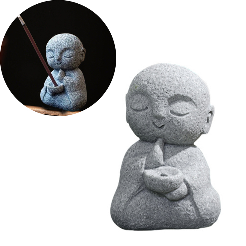 Aquarium Fish Japanese - 1 pièce, figurine de moine japonais