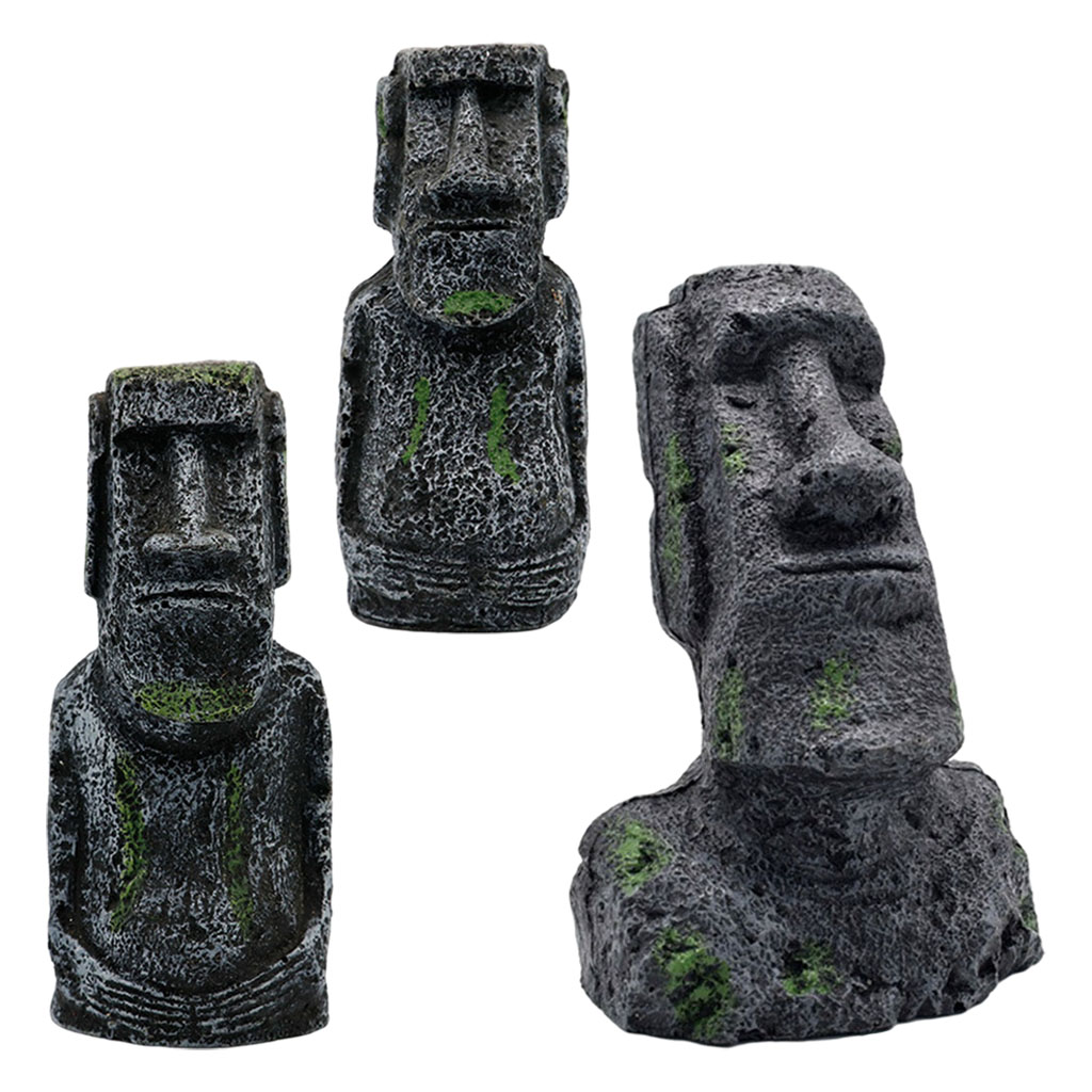Statues Moai d'aquarium, ornem - Aquarium Fish Pot avis et prix