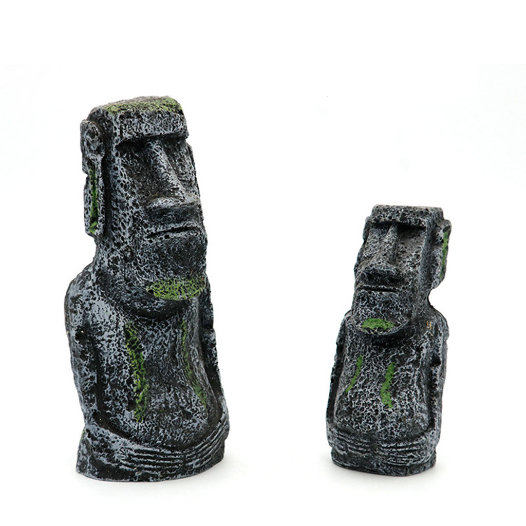 Statues Moai d'aquarium, ornem - Aquarium Fish Pot avis et prix