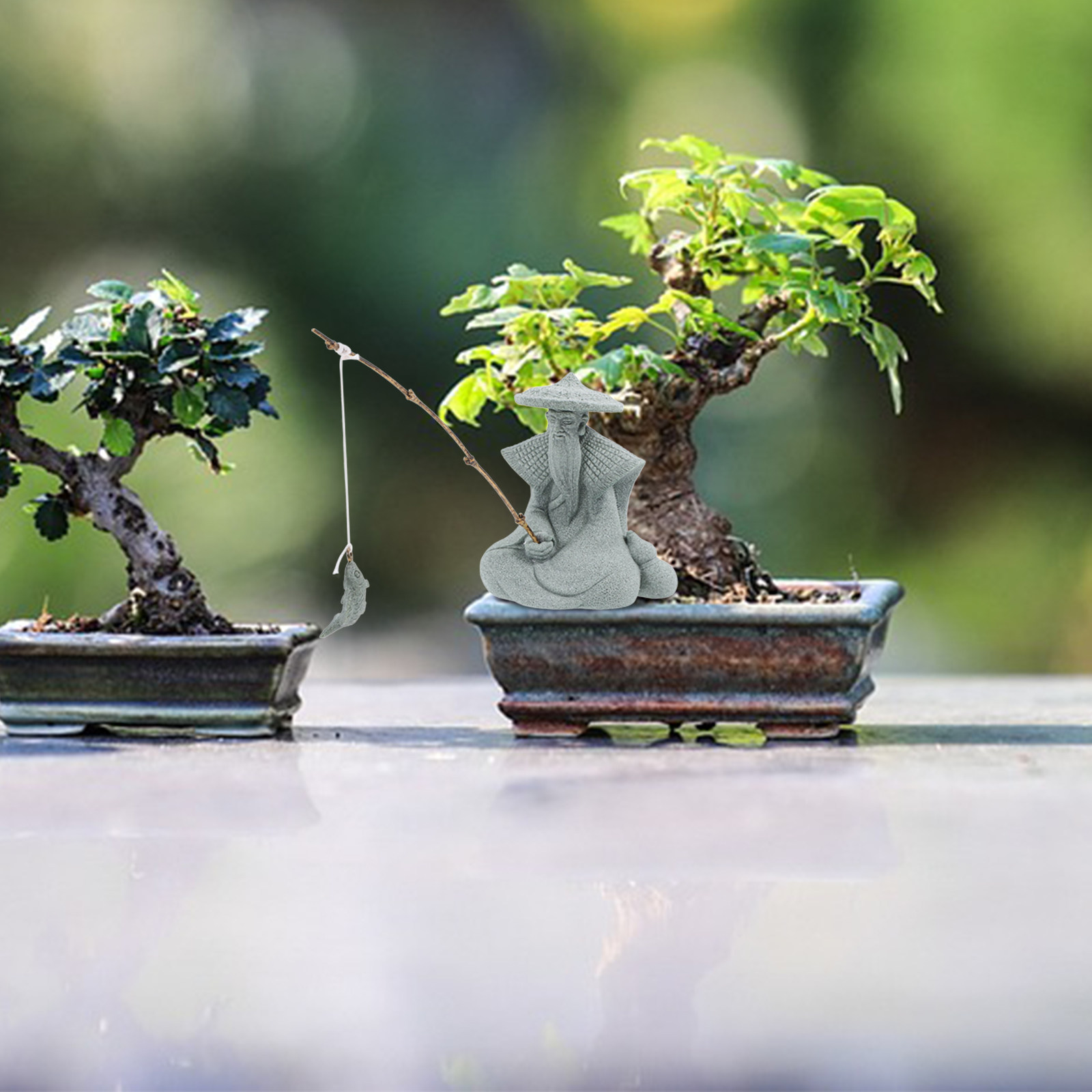 Petite statue de pêcheur en ré - Aquarium Fish Japanese avis et prix