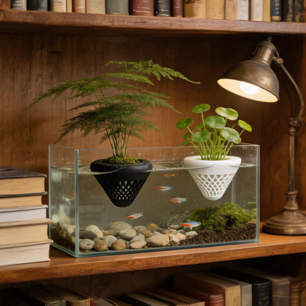 Support flottant pour plantes  - Aquarium Fish Pot avis et prix