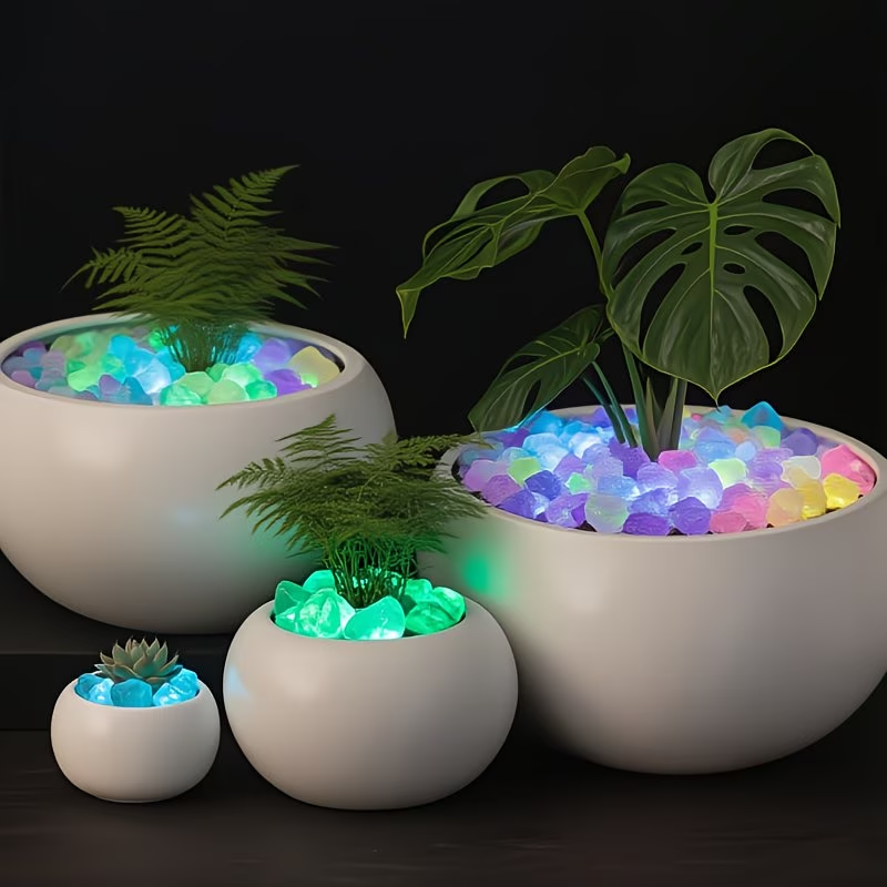 Ensemble de galets lumineux, 3 - Aquarium Fish Pot avis et prix