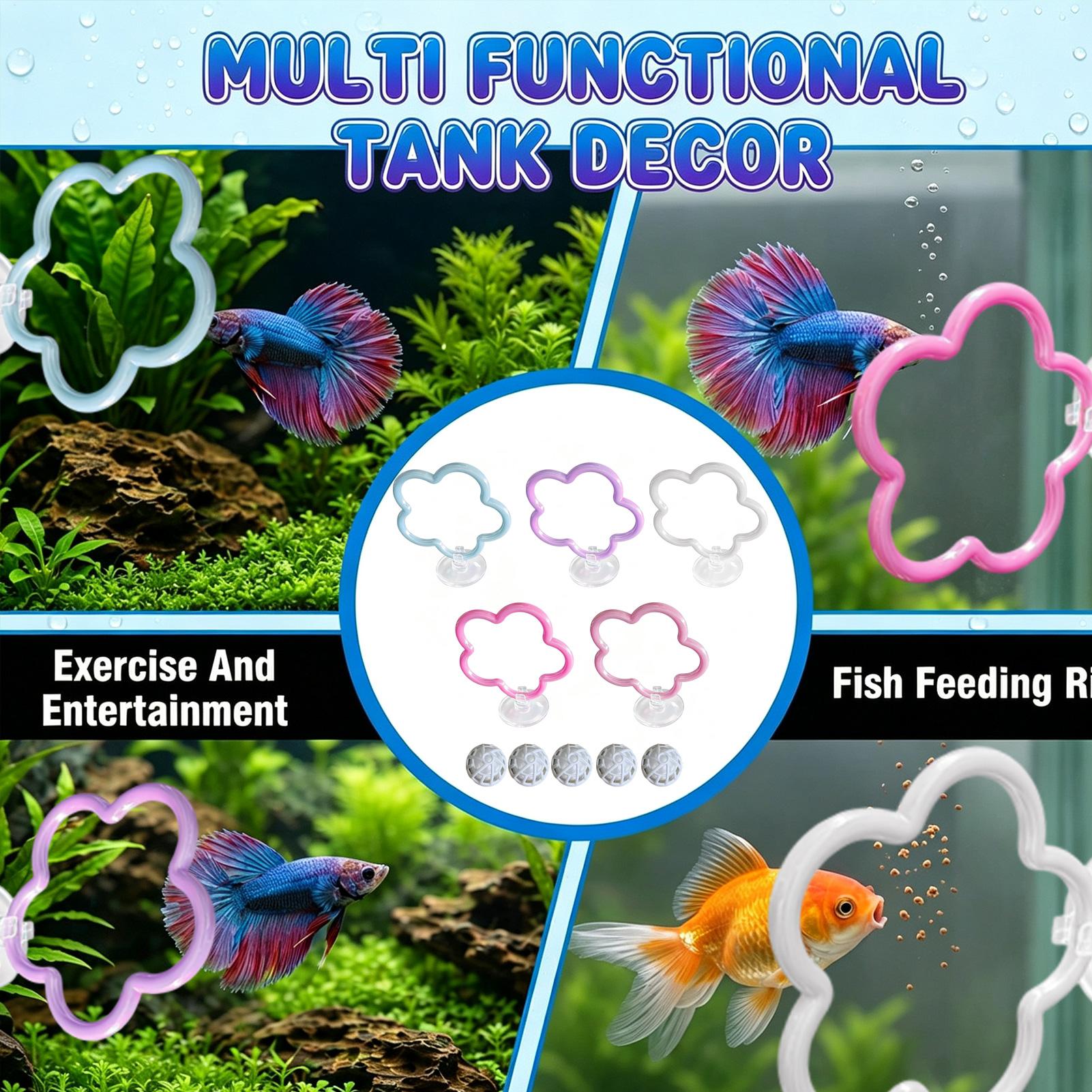 Jouets pour aquarium Betta, 5  - Aquarium Fish Betta avis et prix