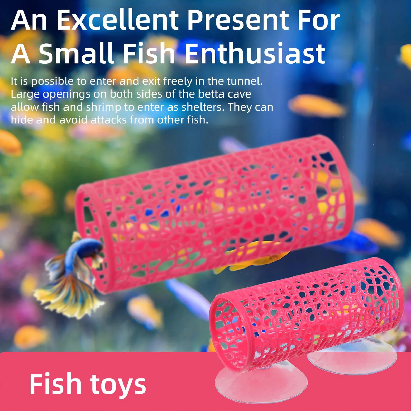 Tunnel pour poissons d'aquariu - Aquarium Fish Feeder avis et prix