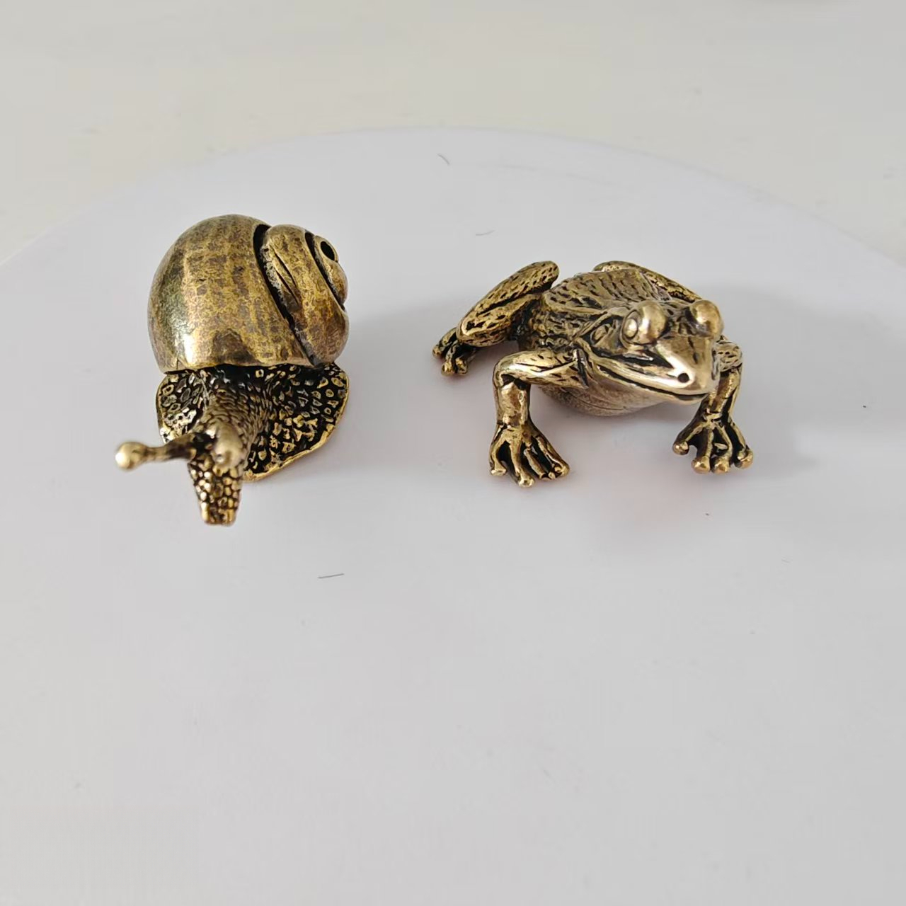 2 mini-ornements en laiton en  - Aquarium Fish Gallery avis et prix