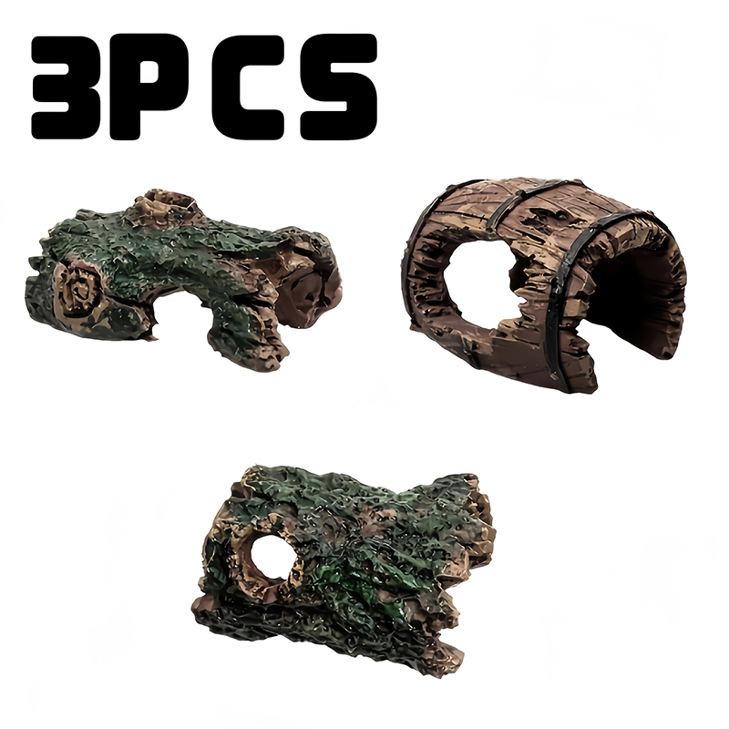 3 pièces de bois naturel enrac - Fish In Aquarium Picture avis et prix