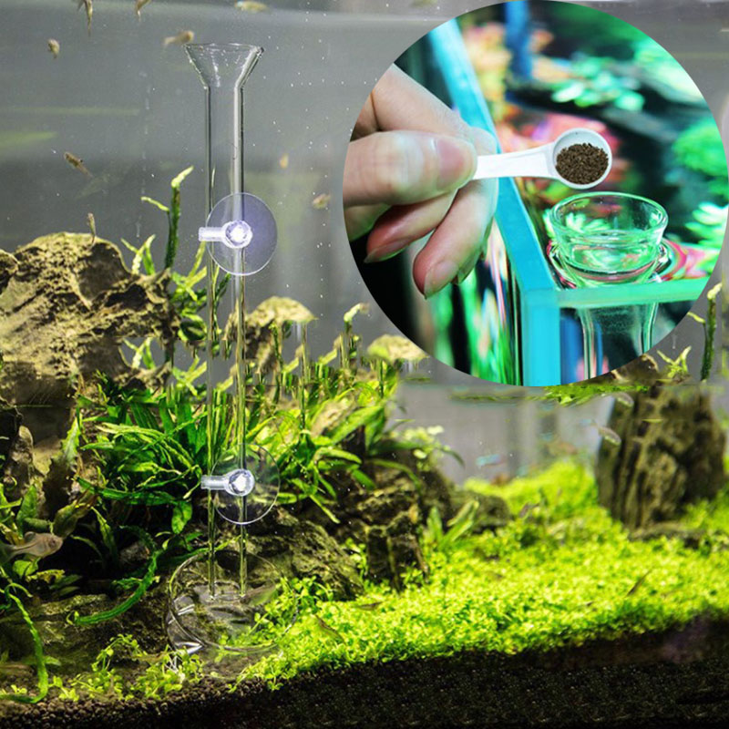 Tube d'alimentation en verre p - Aquarium Fish Feeder avis et prix