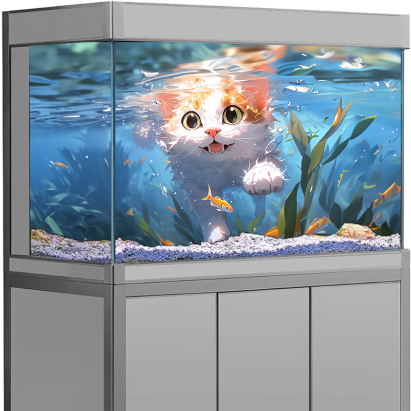 Autocollant de fond d'aquarium - Aquarium Fish Wallpaper Hd avis et prix