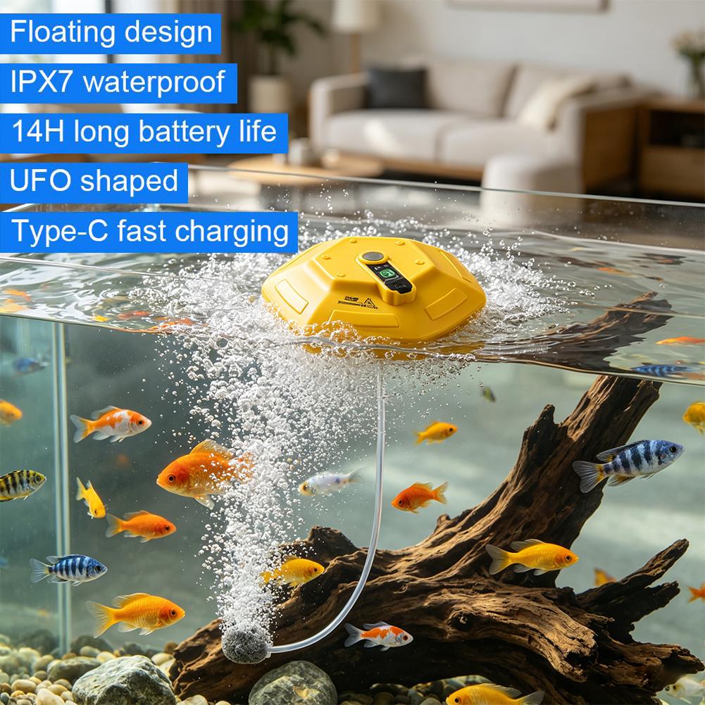 Pompe à oxygène portable pour  - Aquarium Fish Fishing avis et prix