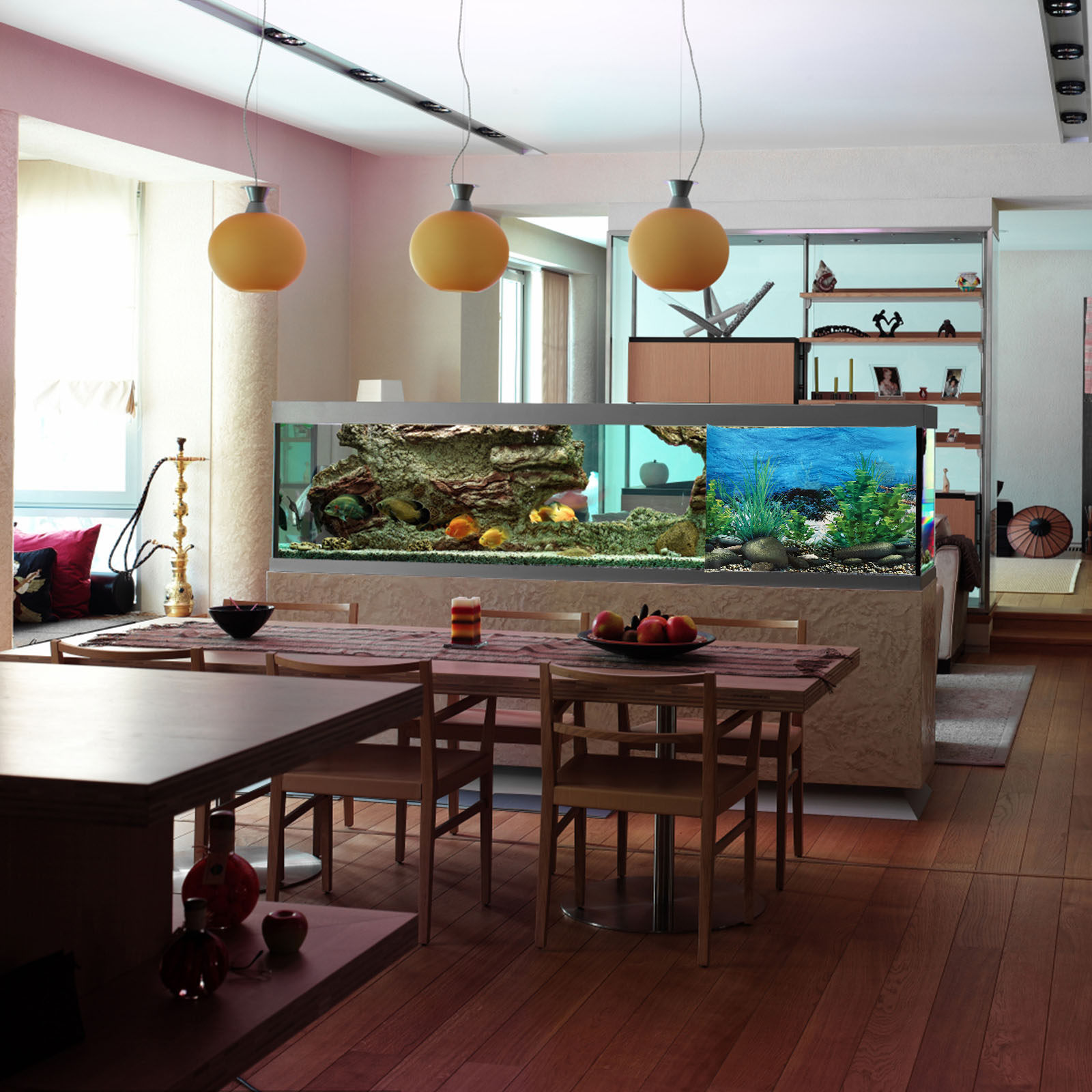 Papier de fond amovible noir p - Fish In Aquarium Picture avis et prix