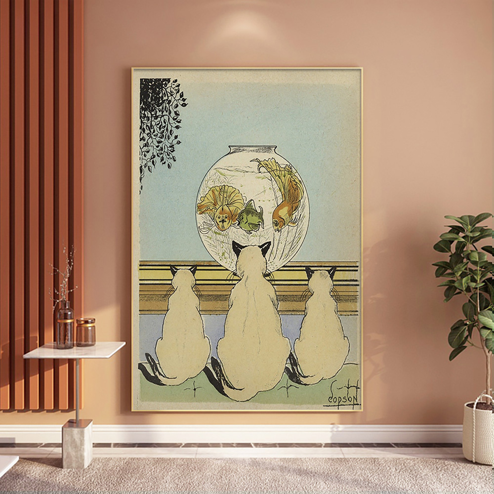Affiche imprimée d'art de troi - Fish In Aquarium Picture avis et prix
