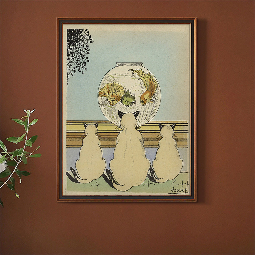 Affiche imprimée d'art de troi - Fish In Aquarium Picture avis et prix