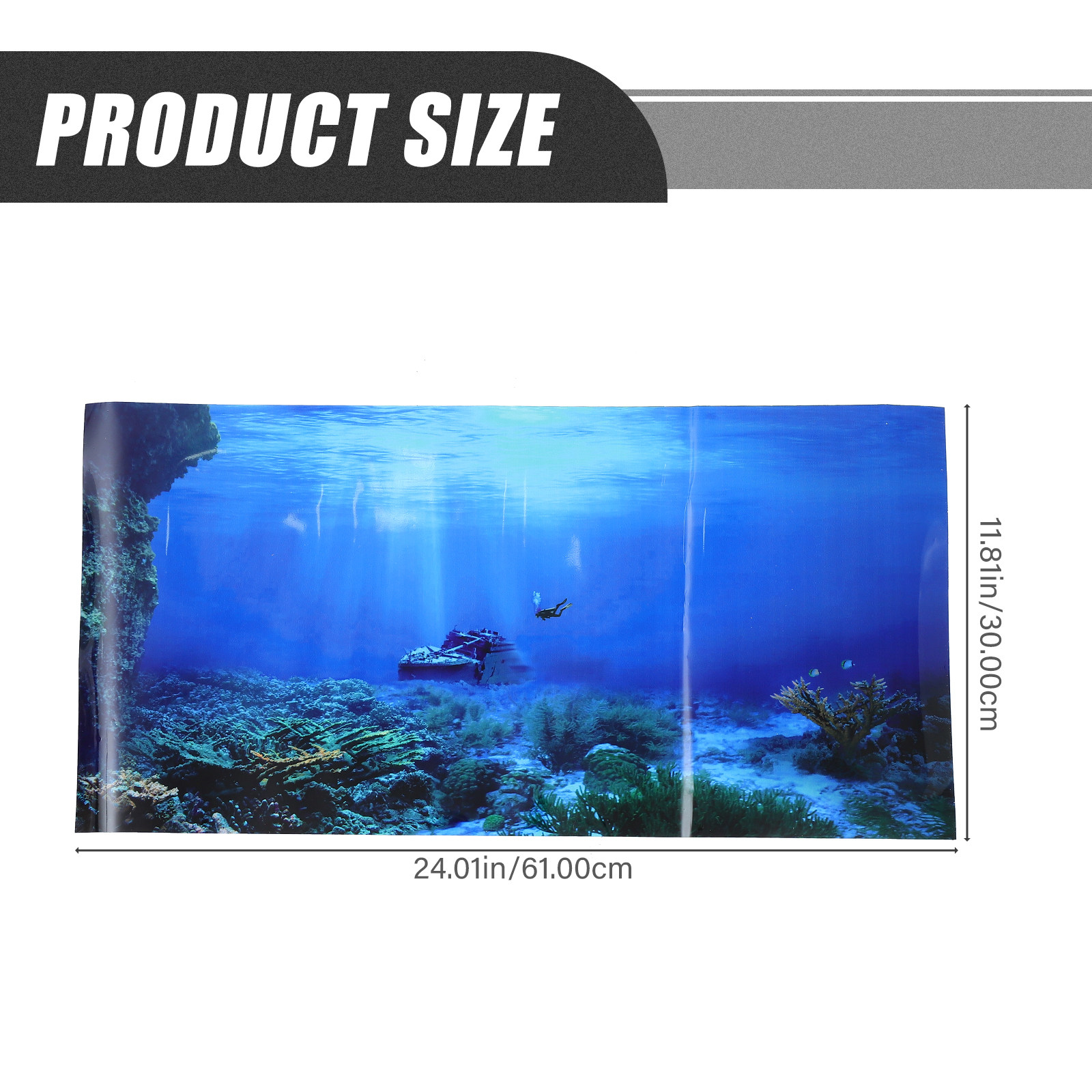 Autocollant de fond d'écran po - Fish In Aquarium Picture avis et prix
