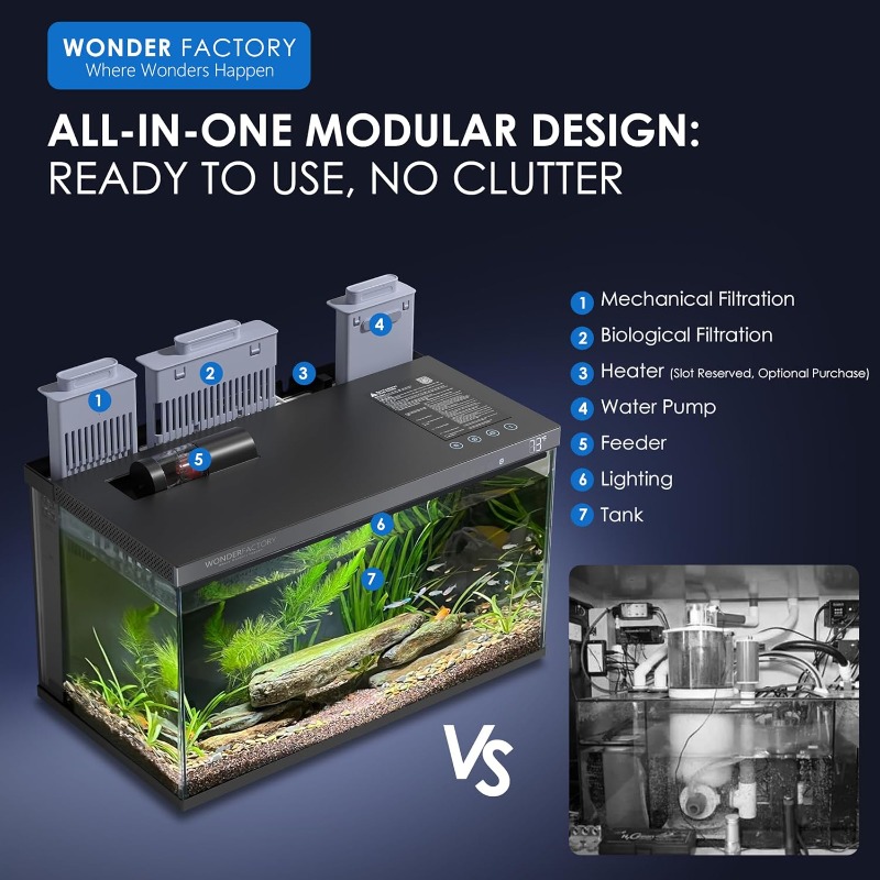 Aquarium intelligent, aquarium - Aquarium Fish Feeder avis et prix