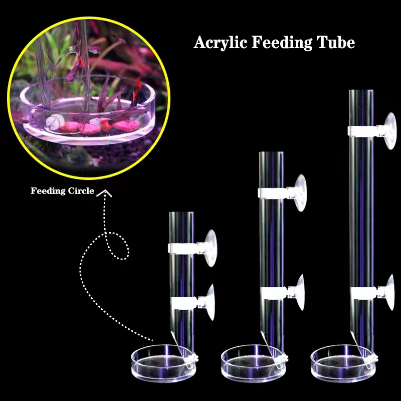 Tube transparent en acrylique  - Aquarium Fish Feeder avis et prix